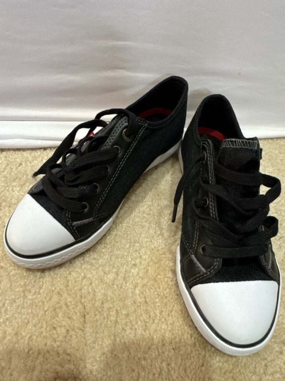 Levi's Kids Stan Buck C Black Denim Sneakers 3